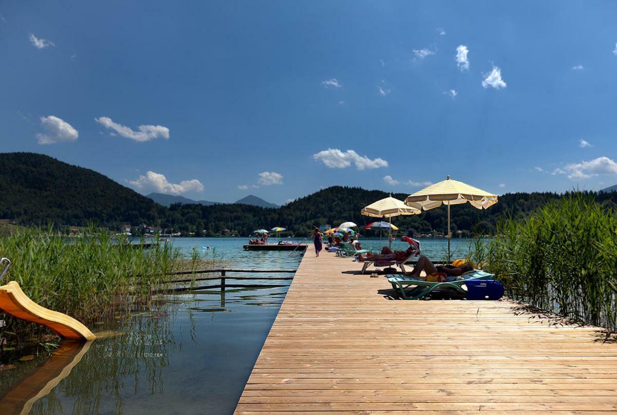 Ferienwohnungen Holzer Sankt Kanzian am Klopeiner See Exteriör bild